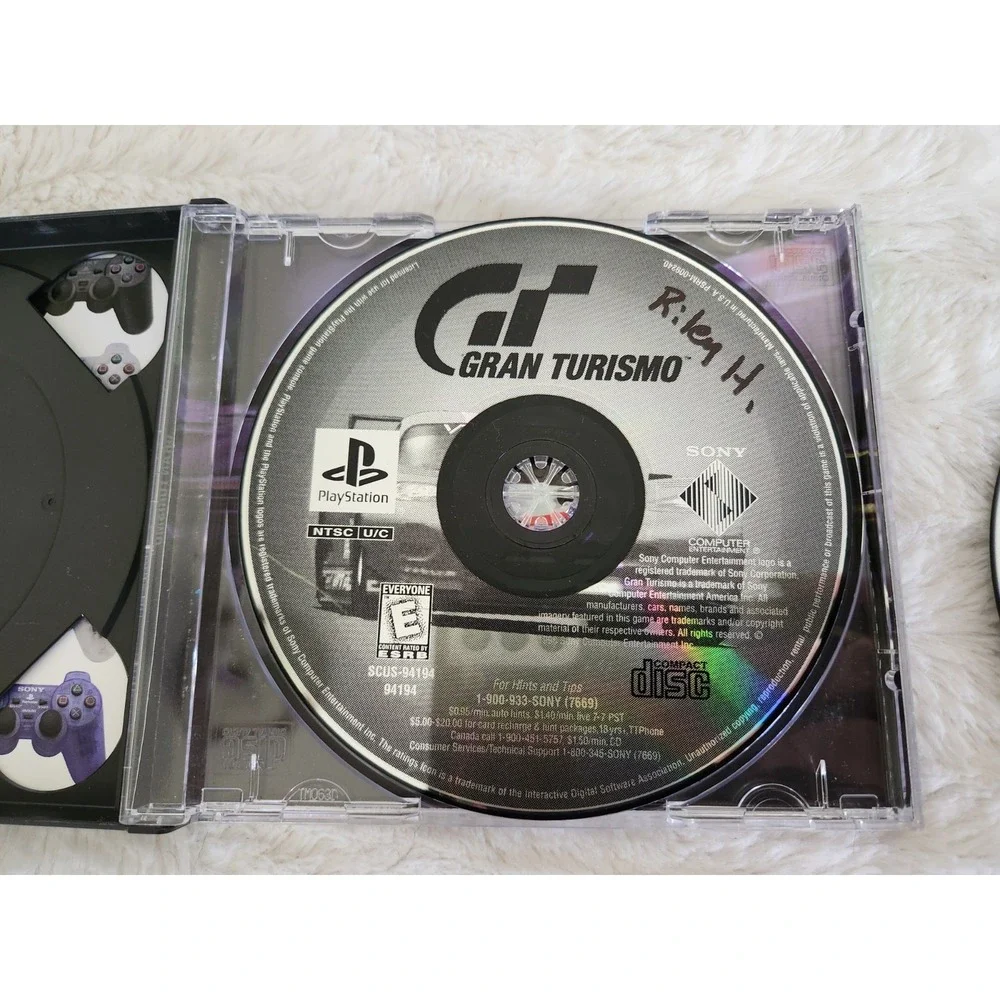 Gran Turismo Greatest Hits Sony‎ PlayStation 1 W/ Manual + GT2 Arcade Mode